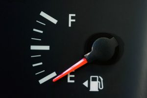 CarFuelGaugeShowingEmptyCloseUp - Meineke Florida MDA Meineke Car Care | Fuel Efficiency | Tampa FL